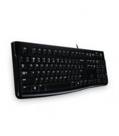 K120 Teclado USB Ucraniano Preto