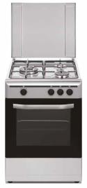 Cocina Gas - Vitrokitchen CB5530IN, 50 cm, 3 fuegos, Acero Inoxidable