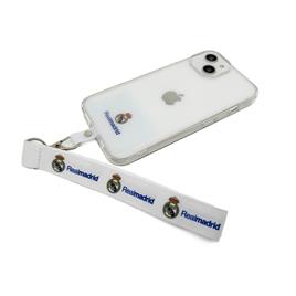 Pulseira Lanyard Smartphone Branca Real Madrid