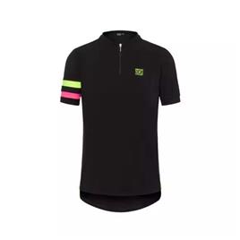 Polo TRANSPARENT fluor negro
