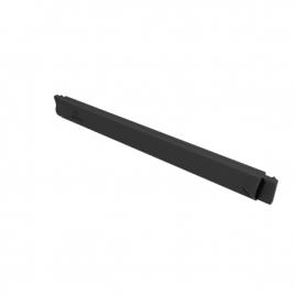 1U 19 BLACK PLASTIC TOOLLESS AIRFL