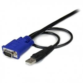 CABLE KVM 4 5M VGA USB HD15