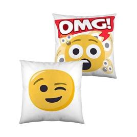 Capa de travesseiro Emoji (40 x 40 cm)