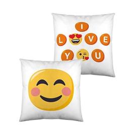 Capa de travesseiro Emoji (40 x 40 cm)