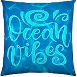 Capa de travesseiro  Ocean Vibes (50 x 50 cm)