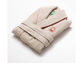 Roupão  Tevere Bege Algodão