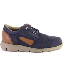 Sapatos de Homem CLAYAN 3600 ZAPATILLAS CASUAL DE HOMBRE NOBUK AZUL MARINO