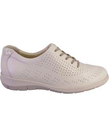 Sapatos de Mulher SUAVE 3603 ZAPATILLAS CASUAL DE MUJER BLANCO PIEL HIELO