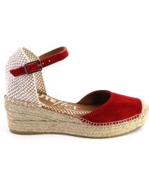 Sandálias de Mulher VIGUERA 2218VITELO ALPARGATAS DE MUJER ANTE SERRAJE ROJO