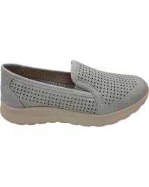 Esportes de Mulher CALZADOMANIA ZAPATO PIEL PICADO GRIS