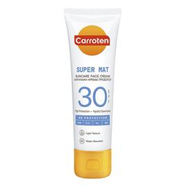 Carroten Creme Facial Face Super Mat Spf 30 50 Ml