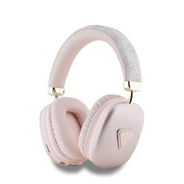 Guess Fones De Ouvido Sem Fio Pu Leather 4g Triangle Logo