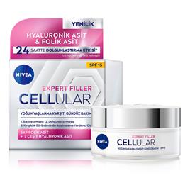 Nivea Creme Hidratante Day Hyaluron &cell Filler Spf15 50ml