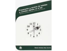 Livro Preparación Y Servicio De Bebidas Y Comidas Rápidas En El Bar de Vários Autores