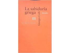 Livro La Sabiduría Griega Iii de Giorgio Colli (Espanhol)