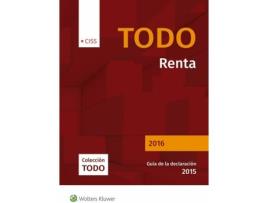 Livro Todo Renta 2016 de Ciss (Espanhol)