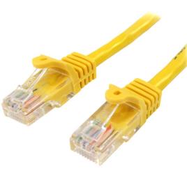 CABLE RED 0 5M AMARILLO CAT5E
