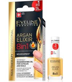 8 In 1 Argan Elixir Regenerating Oil For Cuticles And Nails 12Ml