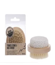 Pumice Stone - Nail Brush ( Escova+Pedra Pomes)