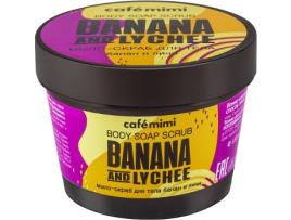 Cafe Mimi Body Soap Scrub Banana - Lychee 110Ml