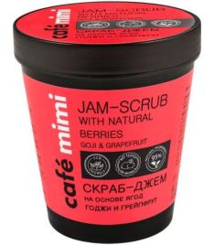 Younik Cafe Mimi Jam-Scrub With Natural Berries Goji - Grapefruit 270Gr