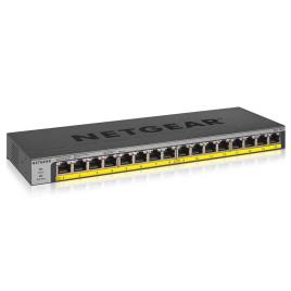 GS116LP NÃO-GERIDO Gigabit Ethernet (10/100/1000) Preto Power Over Ethernet (poe)