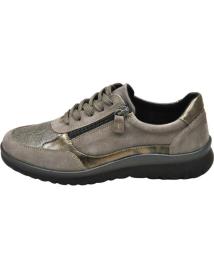Sapatilhas de Mulher LUMEL - DEPORTIVO CON CORDONES Y CREMALLER LATERAL PARA PLA TAUPE 4046-0026-OXIDO PARIS