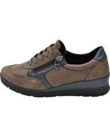 Sapatos de Mulher MARCA INEXISTENTE LUMEL GUANT - SNEAKER DEPORTIVO URBANO PLANTILLA EXTRAIBLE TAUPE 1016-0066