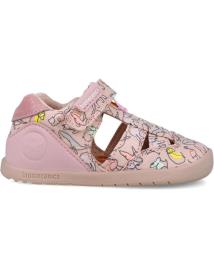 Sandálias de Menina BIOMECANICS SANDALIAS PARA NINA 252193 ESTAMPADO ANIMALES ROSAA032