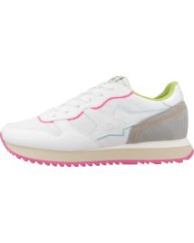 Sapatilhas de Mulher SUN68 ZAPATILLAS MUJER MODELO STARGIRL FLUO DETAILS COLOR BLANCO S S01 BIANCO