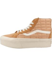 Sapatilhas de Mulher VANS OFF THE WALL ZAPATILLAS MUJER VANS MODELO SK8-HI REISSUE PLAT COLOR MARRO CAMEL