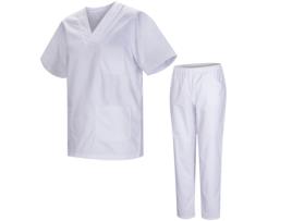 Uniforme MISEMIYA Poli?ster Mulher (S - Branco)