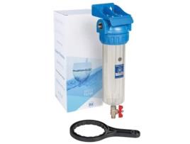 Conjunto de Caixa de Filtro de Água de 10 Polegadas com Válvula de Esfera de Entrada de 3/4 Polegadas BSP