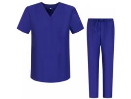 Uniforme MISEMIYA Poli?ster Mulher (L - Roxo)