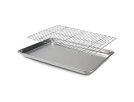 Conjunto de Assadeira 13 x 18 Polegadas Bancos com Grelha de Resfriamento Folhas de Assadeira para Forno para Cozinhar Chef Xadrez