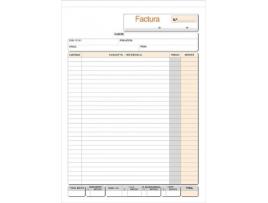 Livro Paq/10 Talonarios De Facturas Fº Natural Duplicado Autocopiativo De Desconocido (espanhol)