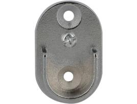 Camarim De Metal Cromado Nascimento D19mm X2 Mobois
