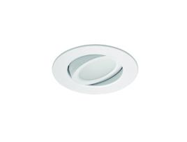 Downlight Led Smd Redondo Inclinável Pro Professional Led Ip20 Ø8,7x4,7cm Cor Branca Jiso (7w 3000k 430lm)