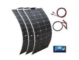 Kit De Painel Solar, Design Flexível, Geração De Energia Portátil, Sistema Solar De 300w Oem