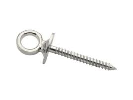 Olhal Parafuso Para Madeira Em Aço Inox. Øfio 8mm Comprimento 80mm Uc2 Chapuis