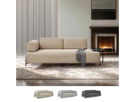 Sofá modular de 3 lugares com design moderno e mesas de centro diadema Modus Sofá