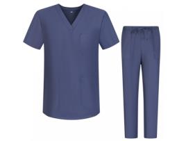 Uniforme MISEMIYA Poli?ster Mulher (S - Cinzento)