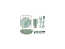 Conjunto 21 Peças Piquenique Camping Plástico 81695 Ar