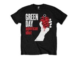 T-shirt GREEN DAY (Xl - Preto)