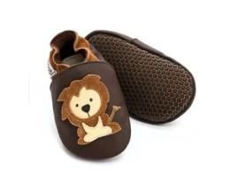 Chinelos de Bebé LILIPUTI Macios Protector Lions Castanho (18/24 meses)