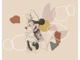 Iadx7 047 Papel De Parede Fotográfico Não Tecido Disney Minnie Soft Shapes 350 X 280 Cm Komar