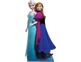 Boneco Rainha da Neve Anna e Elsa 162 cm Decorativo Papelão Rainha da Neve