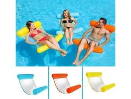 Rede Inflável De Água, Rede Flutuante Laranja Cama Inflável Portátil Dobrável Praia Oobest