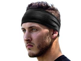 Faixa De Correr E Tronic Edge Bandas Esportivas Antideslizantes Para Futebol, Yoga, Exercícios De Academia Unissex, Preta E Tronic Edge