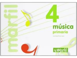 Livro .libro Musica 4º.primaria Da Editorial Marfil De Juan Ángel Picazo López (espanhol)